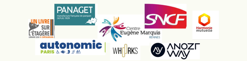 massage bien etre en entreprises SNCF, panaget, centre Eug&egrave;ne Marquis, la Croix Rouge Fran&ccedil;aise, Anozrway, Whoorks, Harmonie Mutuelle, association je teduque35, un livre sur l'&eacute;tag&egrave;re
